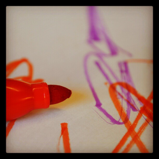 Instagram: #draw #drawing #marker #tusj #tegne #tegning #orange #purple #color #colors #colour #clours