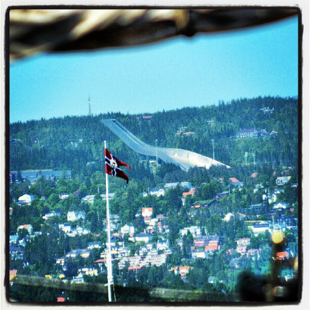 Instagram: #Holmenkollen sett fra #Bygdøy, #Oslo