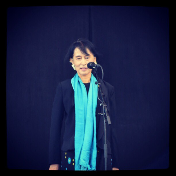 Instagram: Tale ved Aung San Suu Kyi på Rådhusplassen