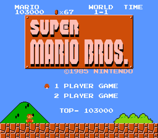 Super Mario Bros (Famicom/NES, 1987)