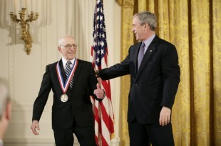Ralph Baer received the ‘National Medal of Technology’ from George W. Bush.